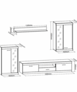 Mueble de salón Catlin - Imagen 5