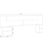 PACK DE DORMITORIO MONZA - Imagen 2