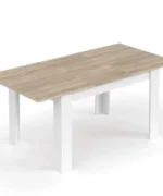 PACK DE MUEBLES DE SALÓN ANDREA NÓRDICOS BLANCO Y ROBLE - Imagen 7