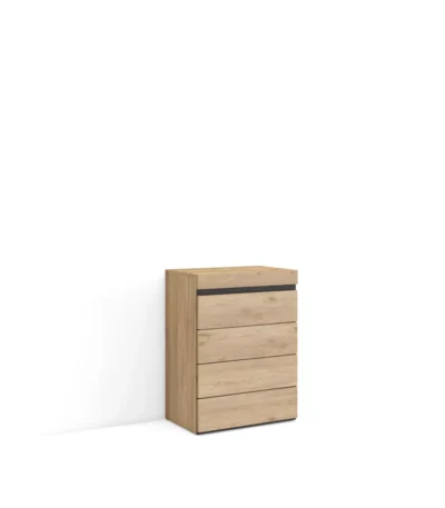 Cómoda, Cajonera, 57x35x75cm, Roble - Muebles de salón modernos