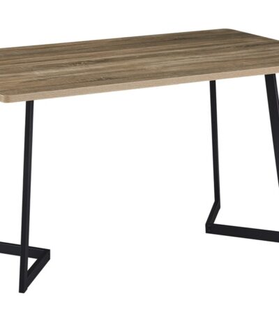 MESA AMBLER PATAS METAL Y TAPA MELAMINA ASERRADA - MESAS DE COMEDOR principal