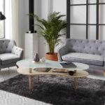 MESA CENTRO PEANUT TAPA GLASEADA - MESAS DE COMEDOR HomeCraft principal