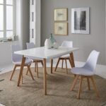 MESA EXTENSIBLE NORDIC - MESAS DE COMEDOR lateral