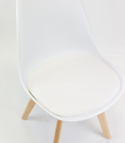 PACK 4 SILLAS NORDIC BLANCAS PATAS EN HAYA - SILLAS Y TABURETES principal