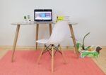 MESA ESCRITORIO POLARIS MARRÓN PATA ASERRADA - MESAS DE COMEDOR principal