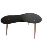 MESA ESCRITORIO SKAT NEGRO - MESAS DE COMEDOR lateral