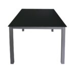 MESA CADELL FIJA 140 GRIS TAPA NEGRA - MESAS DE COMEDOR detalle