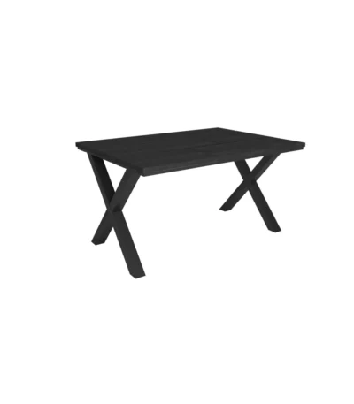 Mesa Comedor, 140x90x74 cm, Negro - Muebles de salón modernos