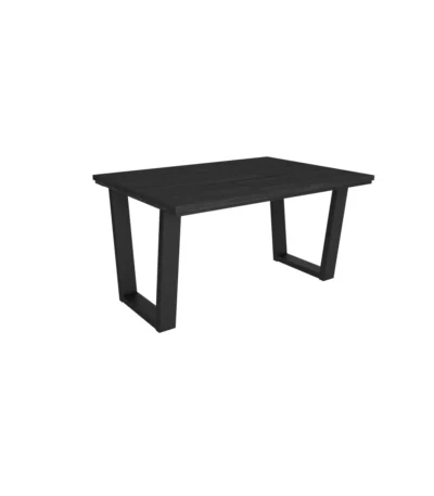 Mesa Comedor, 140x90x74 cm, Negro - Muebles de salón modernos