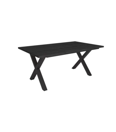 Mesa Comedor, 167x90x74 cm, Negro - Muebles de salón modernos