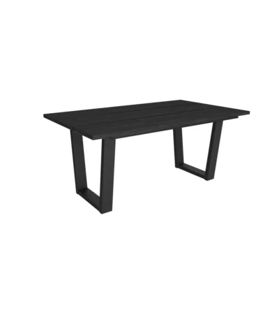 Mesa Comedor, 167x90x74 cm, Negro - Muebles de salón modernos