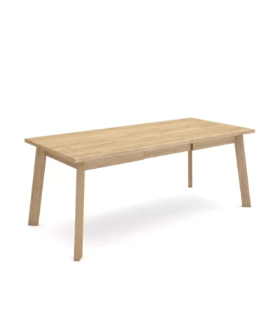 Mesa Comedor, 194x90x74cm, Roble, Patas de madera - Muebles de salón modernos