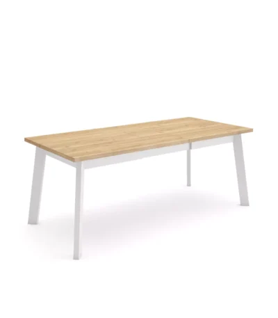 Mesa Comedor, 194x90x74cm, Roble, Patas de madera - Muebles de salón modernos