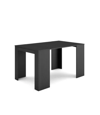 Mesa Consola extensible, 58/140x90x77cm, Negro - Muebles de salón modernos