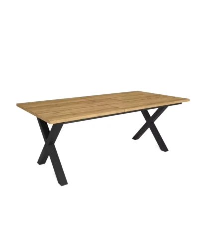 Mesa Comedor, 194x90x75cm, Roble, Estilo Industrial - Muebles de salón modernos