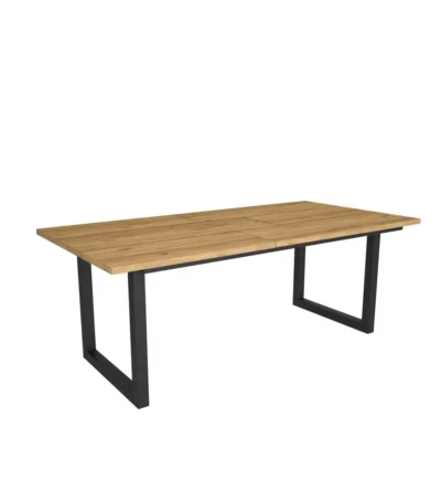 Mesa Comedor, 194x90x75cm, Roble, Estilo Industrial - Muebles de salón modernos