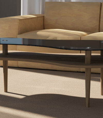 MESA CENTRO PEANUT TAPA NEGRA - MESAS DE COMEDOR HomeCraft principal