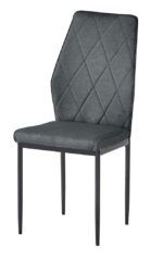 PACK 4 SILLAS AMBLER GRIS MARENGO - SILLAS Y TABURETES lateral
