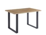 MESA TAYLOR PATAS METAL Y TAPA MELAMINA ASERRADA - MESAS DE COMEDOR HomeCraft detalle
