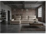 Sofá chaiselongue moderno Roar, diseño elegante y confort excepcional
