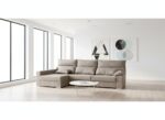 Sofá chaiselongue moderno Roar, diseño elegante y confort excepcional