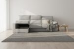 Sofá chaiselongue moderno Roar, diseño elegante y confort excepcional