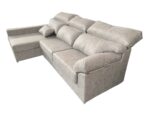 Sofá chaiselongue moderno Roar, diseño elegante y confort excepcional