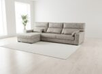 Sofá chaiselongue moderno Roar, diseño elegante y confort excepcional