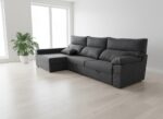 Sofá chaiselongue moderno Roar, diseño elegante y confort excepcional