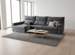 Sofá chaiselongue moderno Roar, diseño elegante y confort excepcional