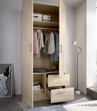 Comprar armario de dos puertas barato