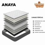 Colchón Anaya Viscoelastico - Imagen 2