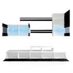 Salon Alfa Blanco y Negro con LEDS azules - Imagen 3